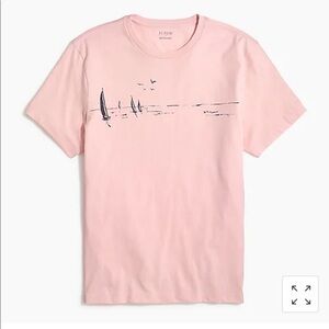 ⛵️ J Crew Mens Sailboats pink graphic tee shirt cotton
Item AX309‎